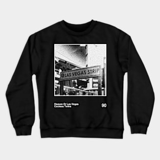 Heaven Or Las Vegas // Minimalist Faded Retro Crewneck Sweatshirt